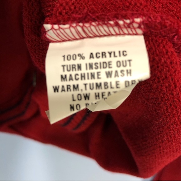 Vintage TWA Red Flight Attendant Cardigan Sweater - Picture 5 of 5